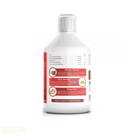 Ginzeng - Folyékony immunerősítő gyömbér kivonattal 500 ml